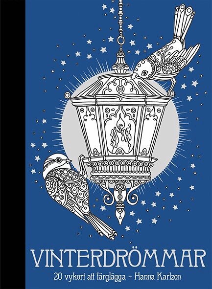 Hanna Karlzon - Vinterdrömmar : 20 kort att färglägga, Häftad