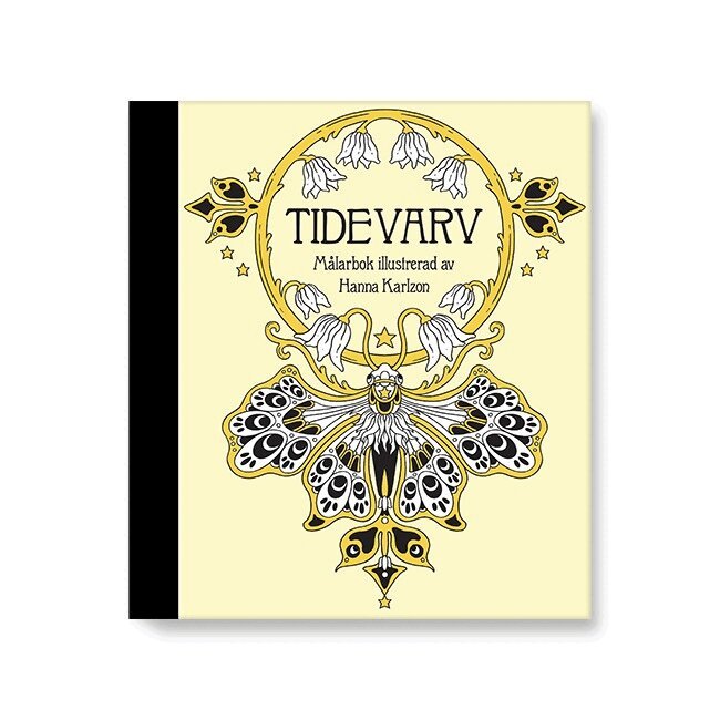 Hanna Karlzon - Tidevarv : målarbok, Inbunden