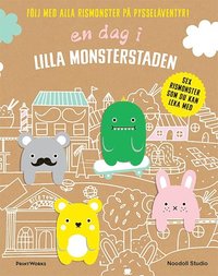 e-Bok En dag i Lilla monsterstaden  följ med alla rismonster på pysseläventyr!