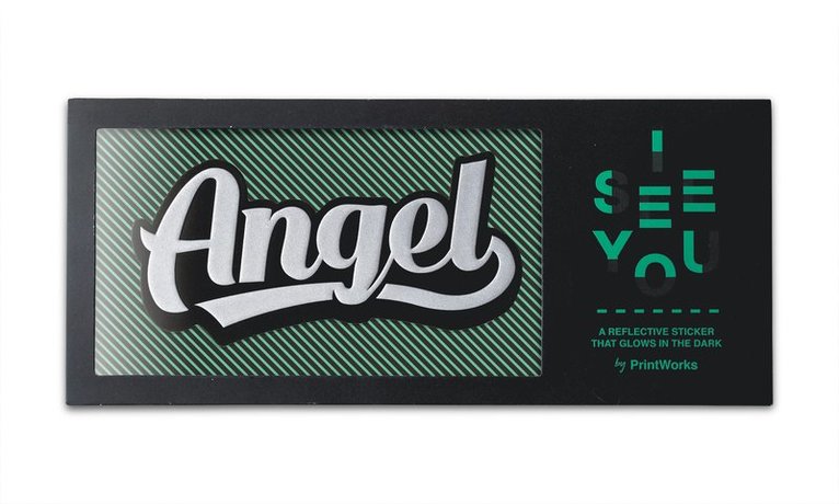 PrintWorks - Angel - reflex som du klistrar på kläder och väskor, Övrigt