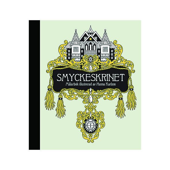 Hanna Karlzon - Smyckeskrinet - Målarbok, Inbunden