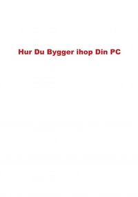 e-Bok Hur du bygger ihop din PC