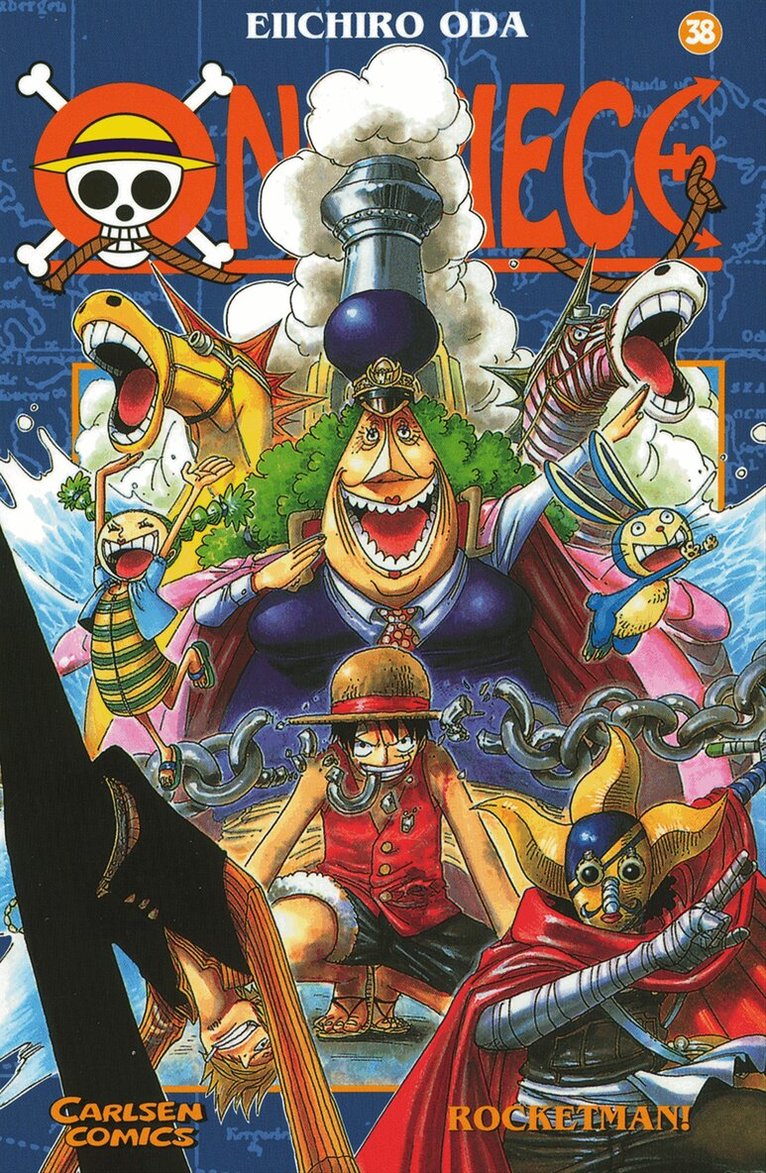 Eiichiro Oda - One Piece 38 : Raketmannen, Pocket