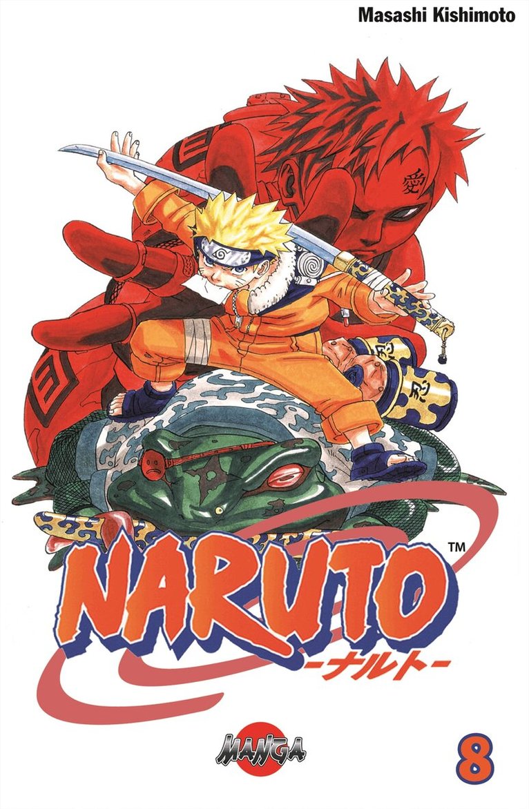Mashashi Kishimoto - Naruto 08 : kamp på liv och död!, Häftad