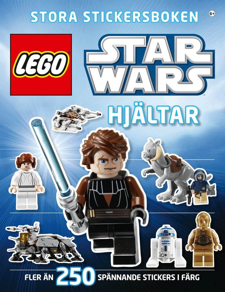 Shari Last - Lego star wars stora stickersboken : hjältar, Häftad