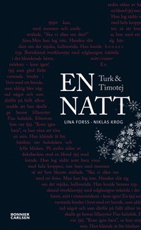 e-Bok Turk och Timotej   En natt <br />                        E bok