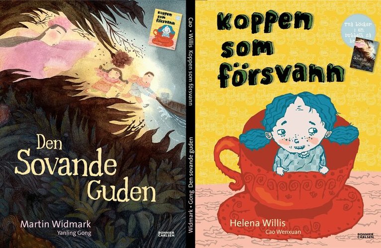 Martin Widmark, Cao Wenxuan - Den sovande Guden / Koppen som försvann, Inbunden