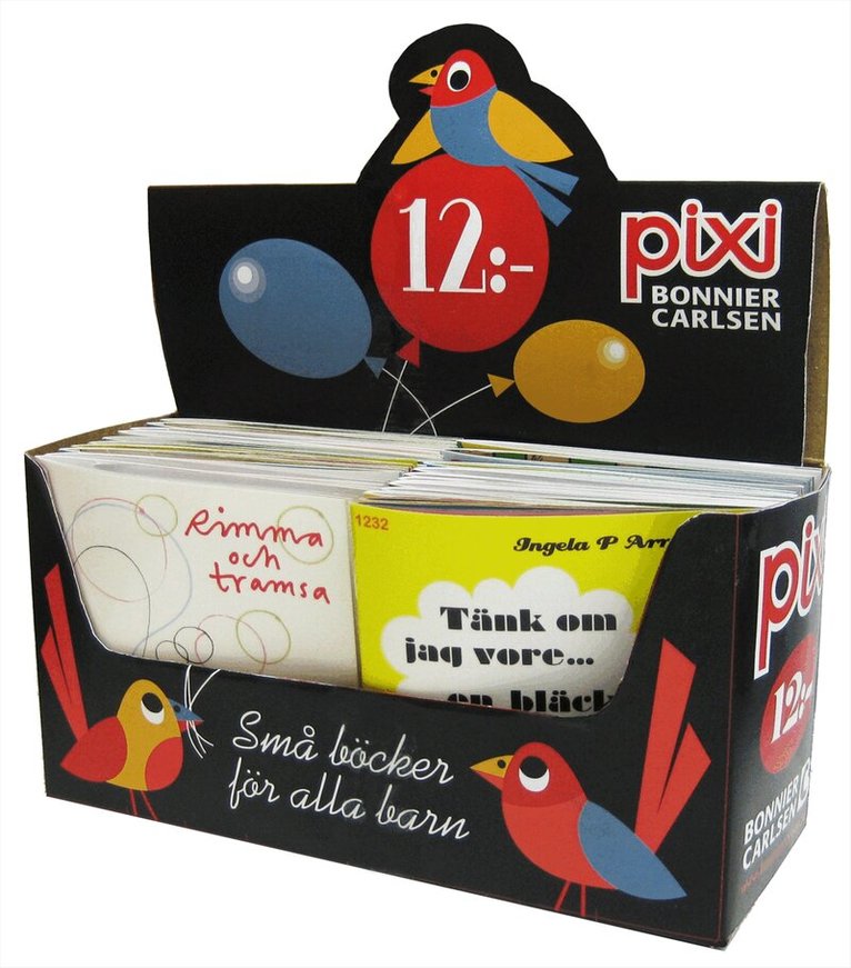 Pixi säljförpackning serie 200, Häftad