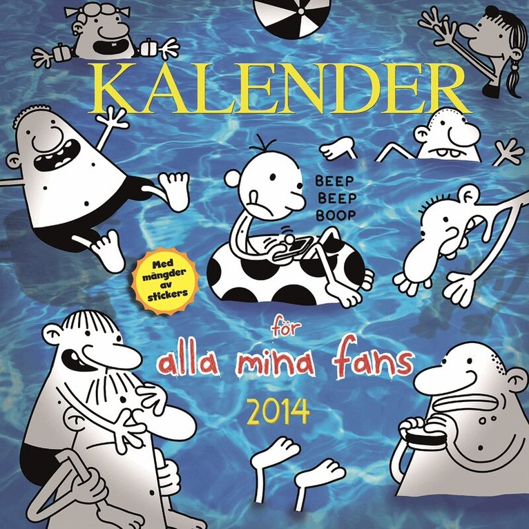 Jeff Kinney - Kalender för alla mina fans 2014, Häftad