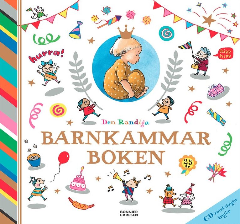 Den randiga barnkammarboken, Inbunden
