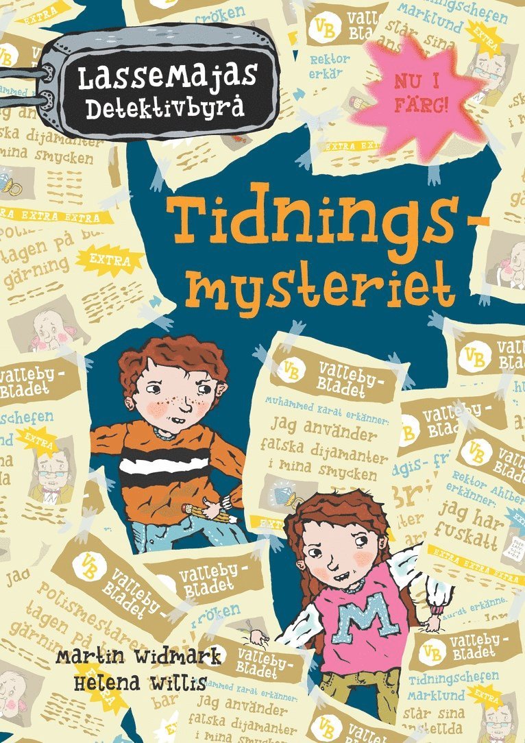 Martin Widmark - Tidningsmysteriet, Inbunden