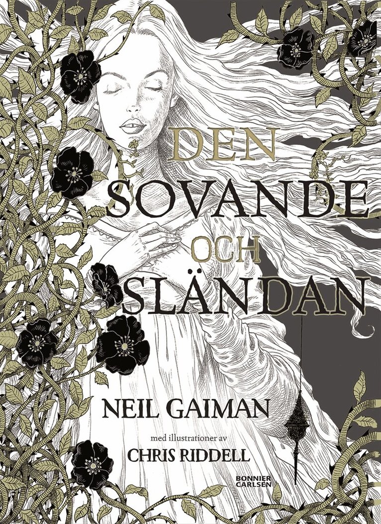 Neil Gaiman - Den sovande och sländan, Inbunden