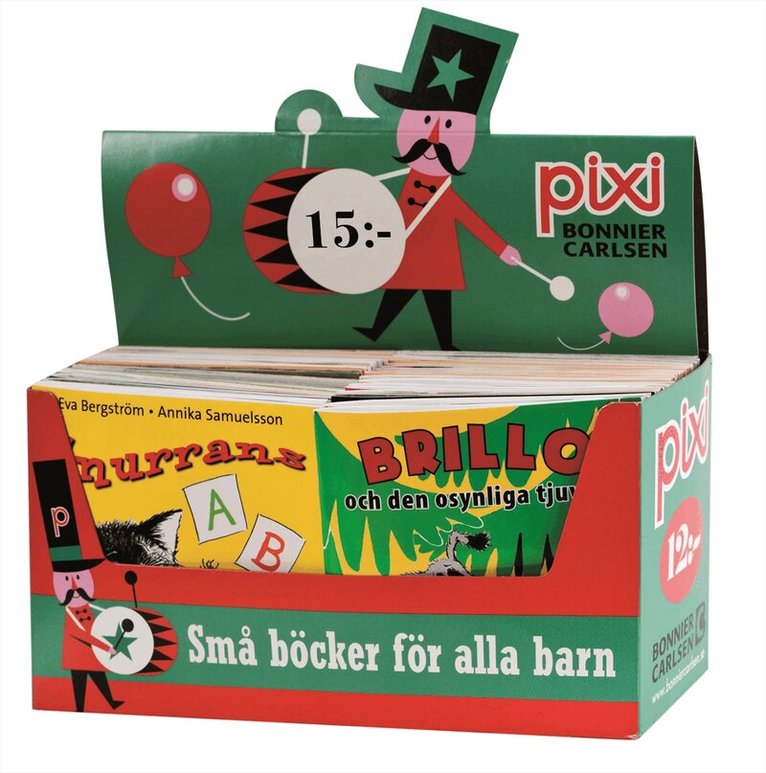 Pixi säljförpackning serie 221, Häftad
