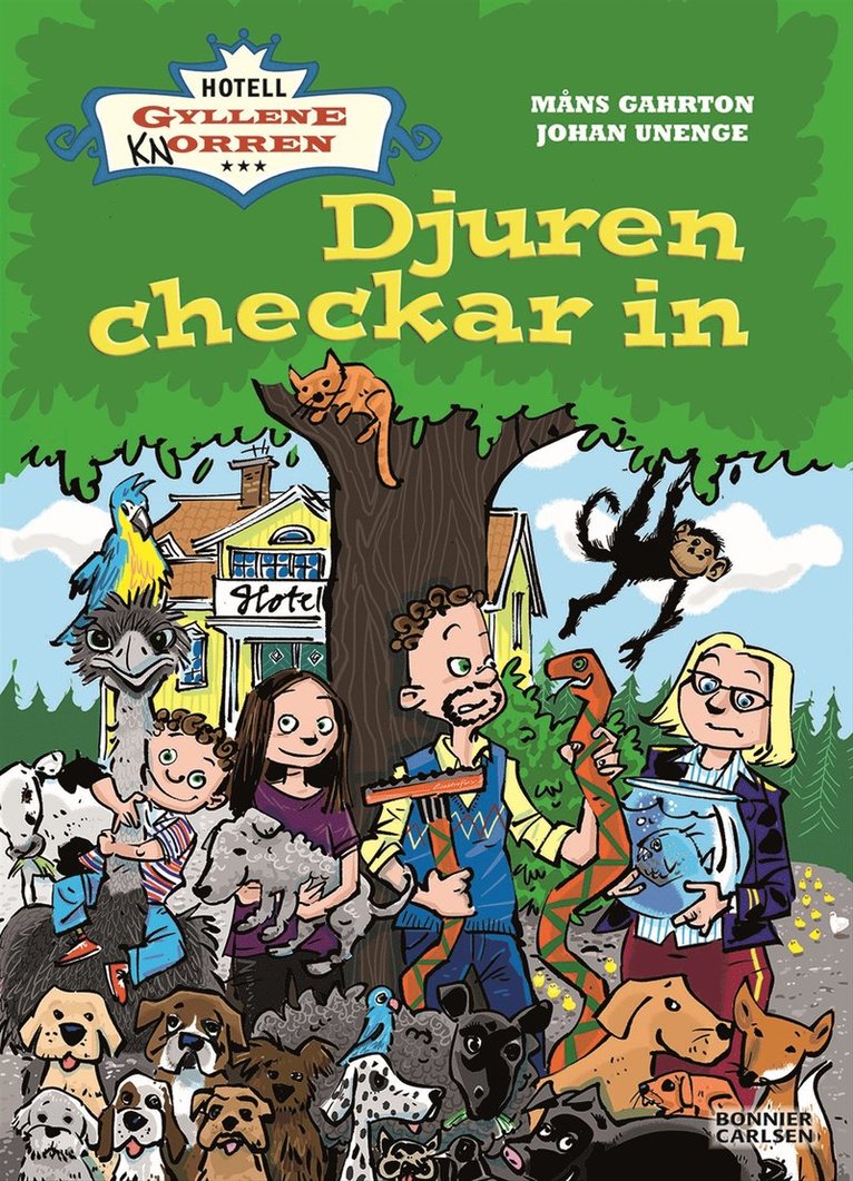 Måns Gahrton, Johan Unenge - Djuren checkar in, E-bok