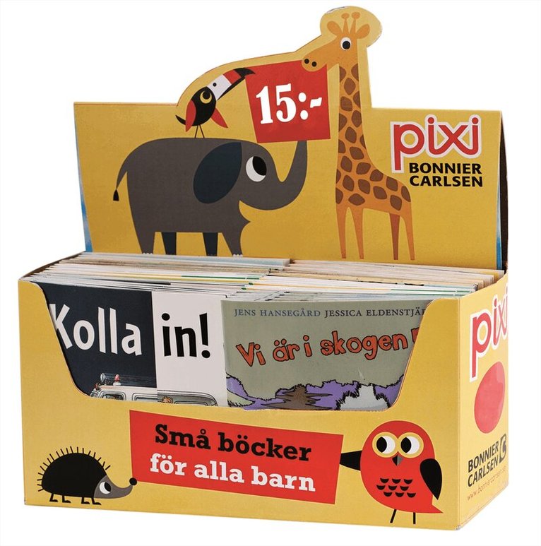 Pixi säljförpackning serie 222, Häftad