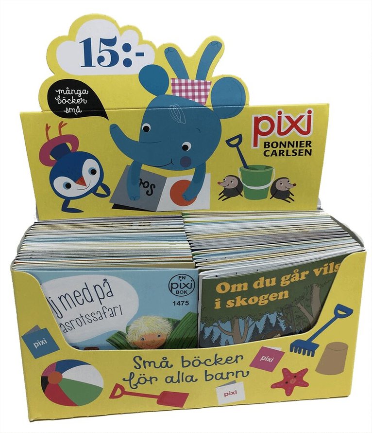 Pixi säljförpackning serie 224, Häftad
