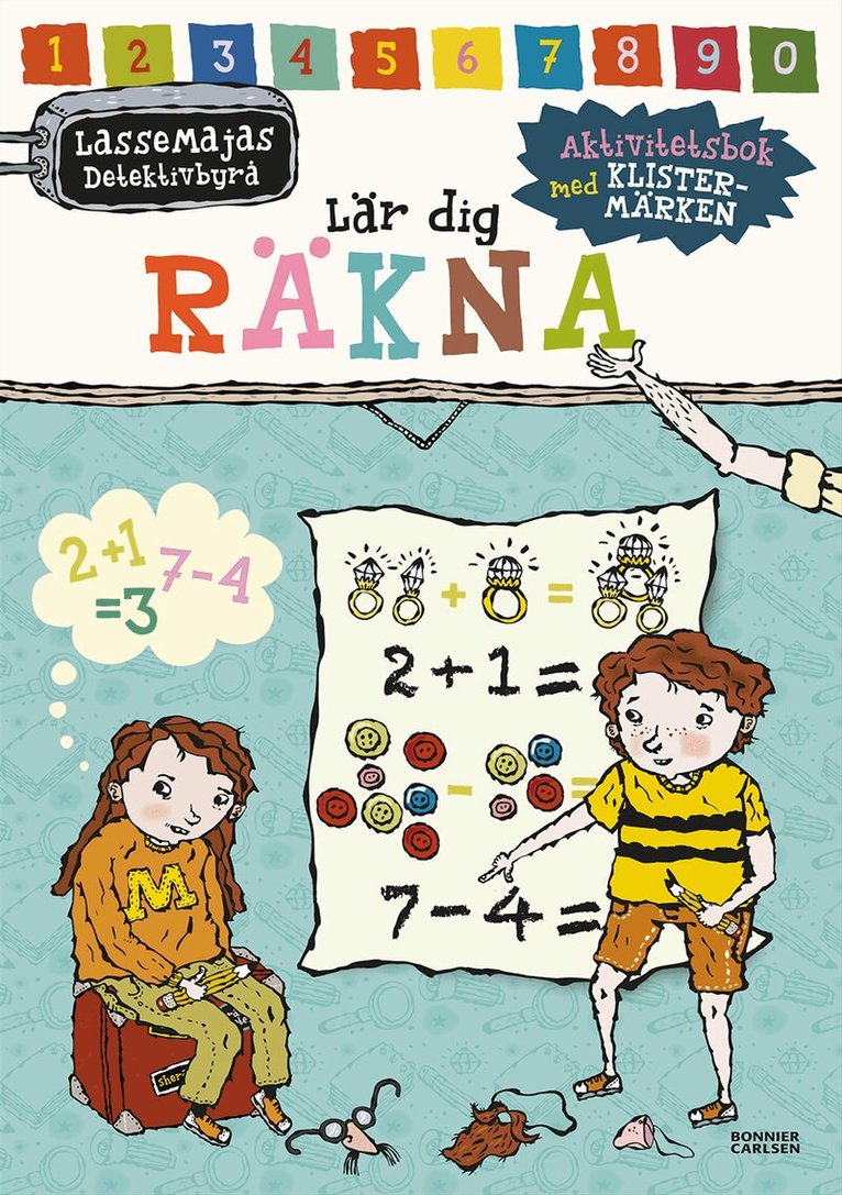 Martin Widmark - LasseMajas detektivbyrå lär dig räkna, Häftad