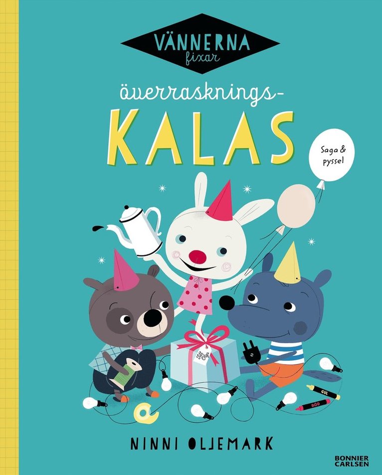 Ninni Oljemark - Vännerna fixar överraskningskalas, E-bok