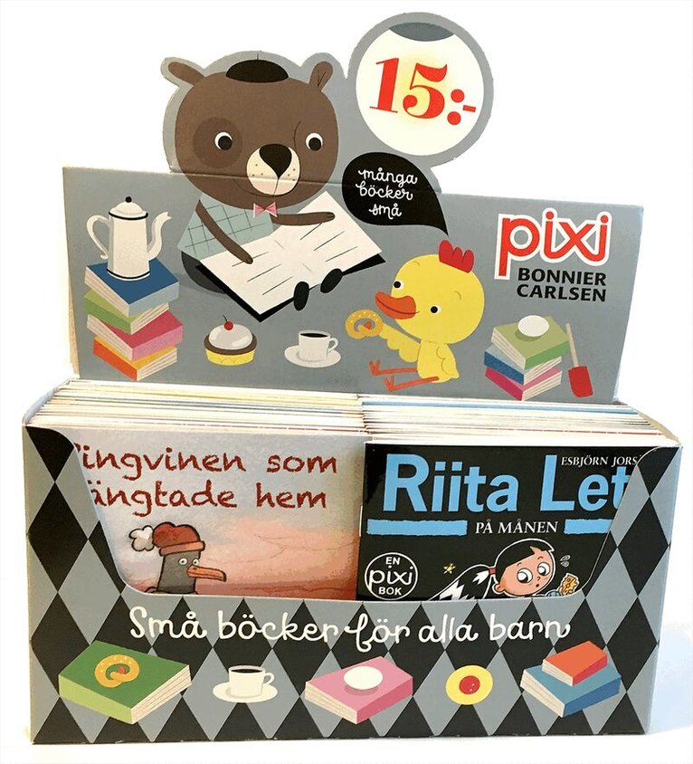 Pixi säljförpackning serie 234, Häftad