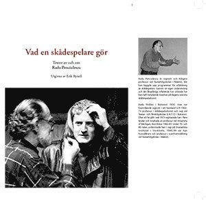 Radu Penciulescu, Harald Leander, Linda Ritzén, Birgitta Vallgårda, Henry Stiglund - Vad en skådespelare gör, Häftad
