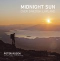 Midnight sun over Swedish Lapland