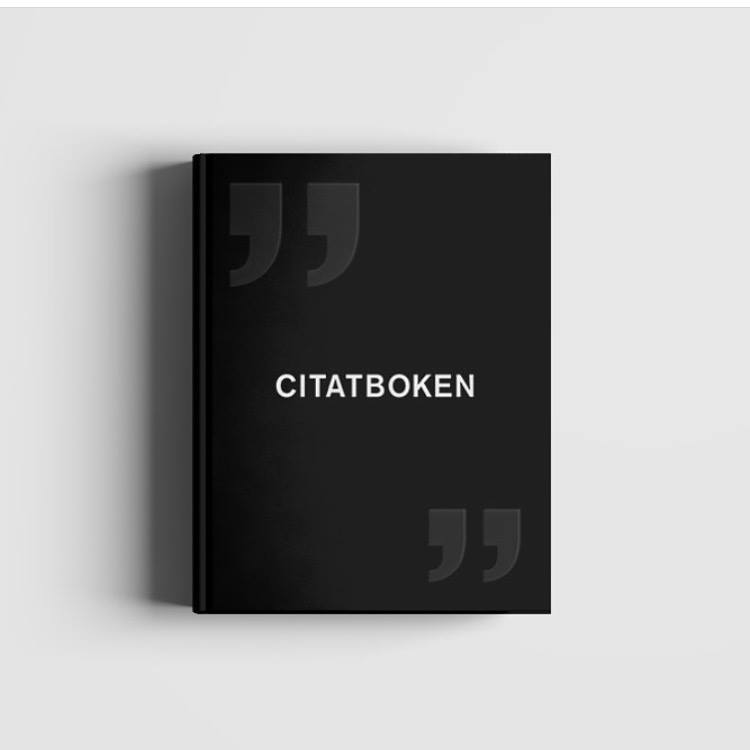 Nasim Riahi - Citatboken, Storpocket
