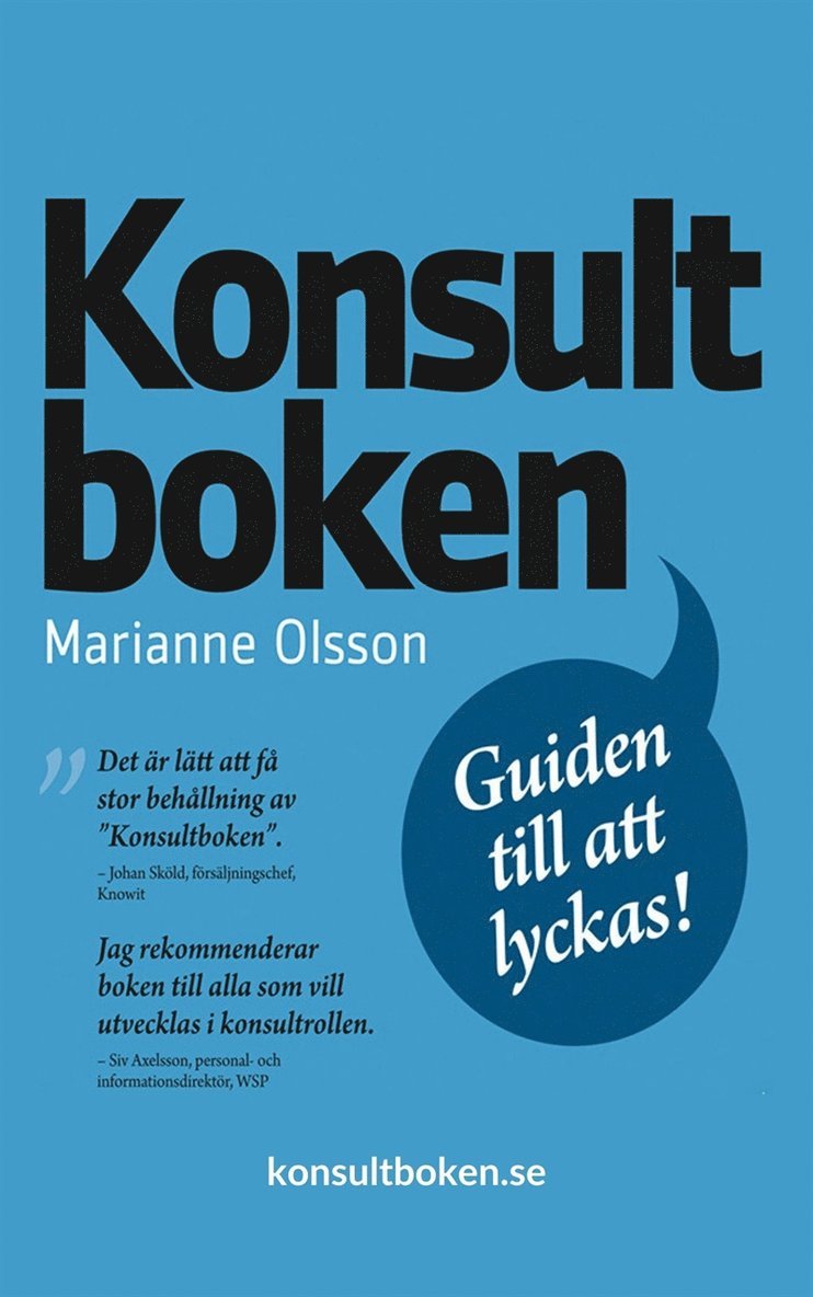 Marianne Olsson - Konsultboken - guiden till att lyckas, Ljudbok