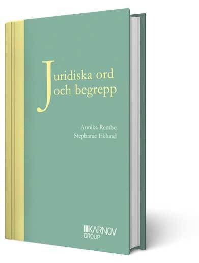 Stephanie Gisecke, Annika Rembe - Juridiska ord och begrepp, Häftad