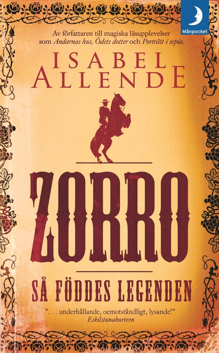 Isabel Allende - Zorro : så föddes legenden, Pocket