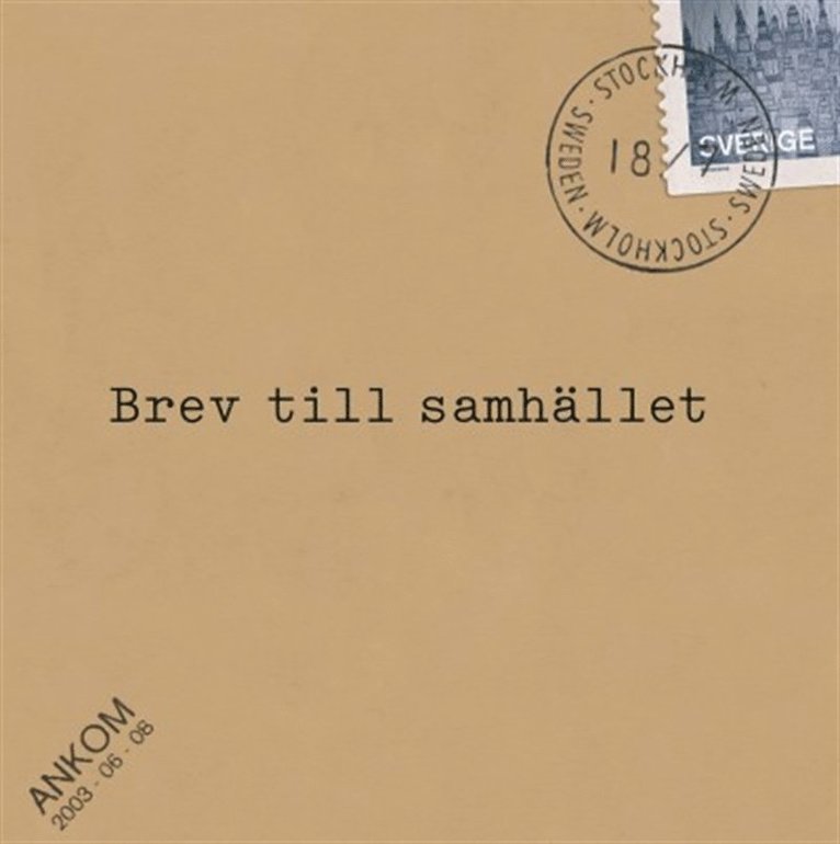 Eric Ericson - Brev till samhället, Ljudbok