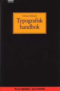 e-Bok Typografisk handbok