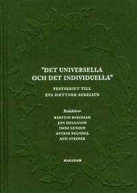 e-Bok Det universella och det individuella  festskrift till Eva Haettner Aurelius