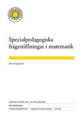 Specialpedagogiska frågeställningar i matematik
