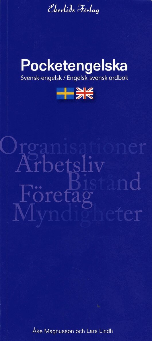 Åke Magnusson - Pocketengelska : svensk-engelsk, engelsk-svensk ordbok, Häftad