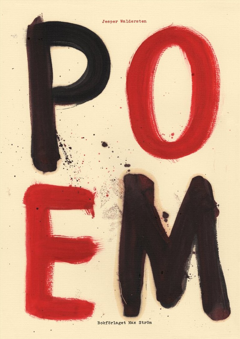 Jesper Waldersten - POEM, Inbunden