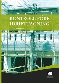 e-Bok Kontroll före idrifttagning <br />                        E bok