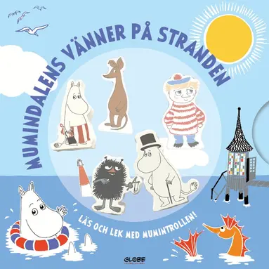 Katariina Heilala, Leena Järvenpää - Mumindalens vänner på stranden, Kartonnage