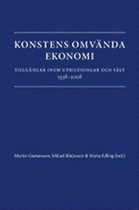 Konstens omvända ekonomi. Tillgångar inom utbildningar och fält 1938-2008