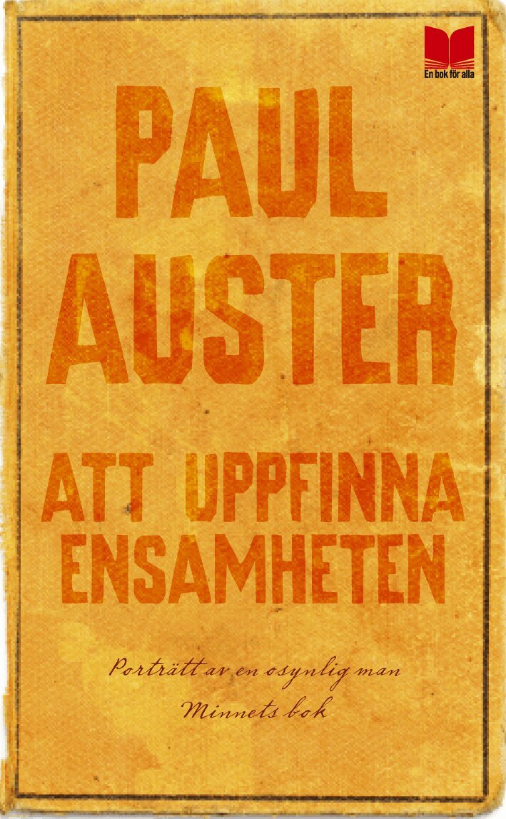 Paul Auster - Att uppfinna ensamheten, Pocket