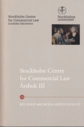 Stockholm Centre for Commercial Law rsbok. 3