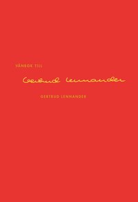 Vnbok till Gertrud Lennander