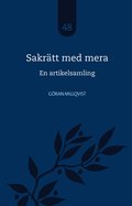 Sakr�tt med mera : en artikelsamling