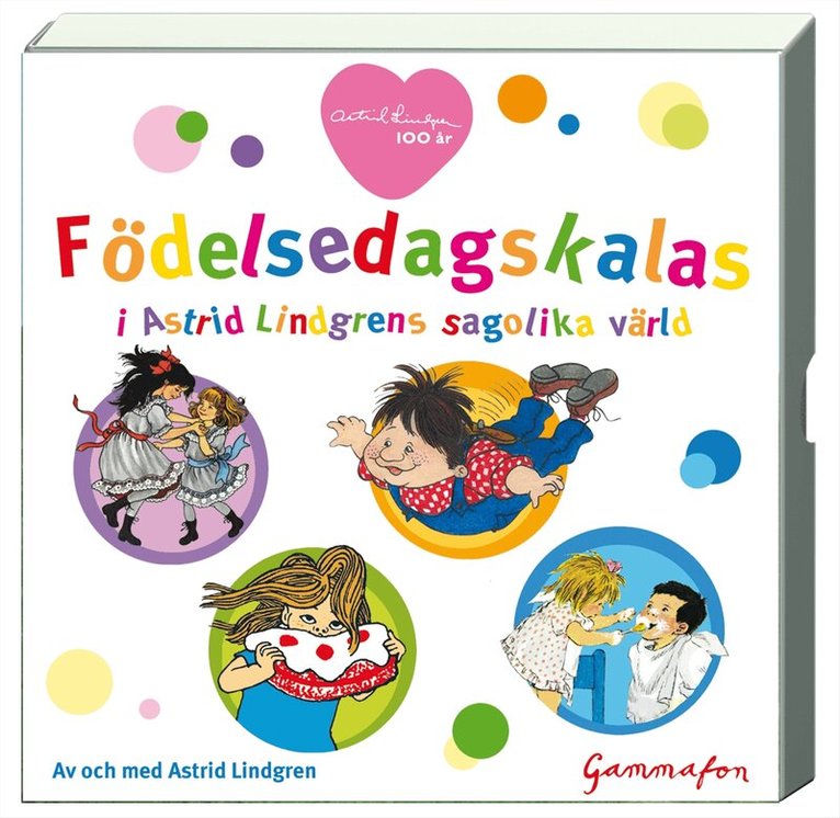 Astrid Lindgren - Födelsedagskalas : i Astrid Lindgrens sagolika värld, CD-bok