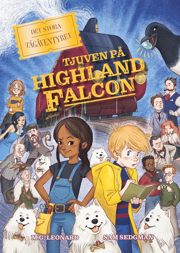 M. G. Leonard, Sam Sedgman - Tjuven på Highland Falcon, E-bok