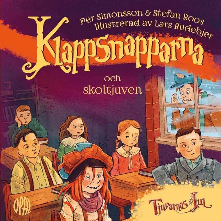 Stefan Roos, Per Simonsson - Klappsnapparna och skoltjuven, Ljudbok