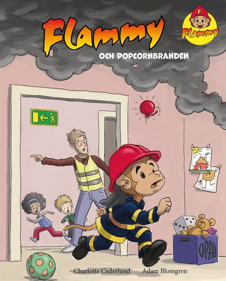 Charlotte Cederlund, Adam Blomgren - Flammy och popcornbranden, E-bok