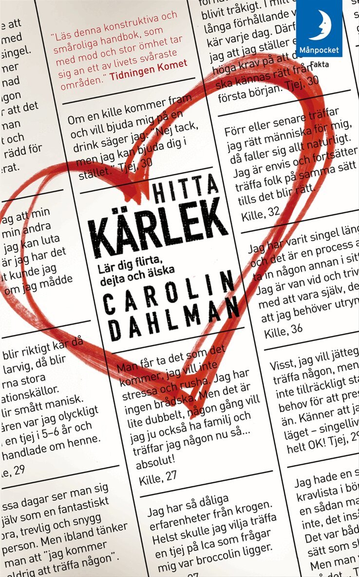 Carolin Dahlman - Hitta kärlek : lär dig flirta, dejta och älska, Pocket