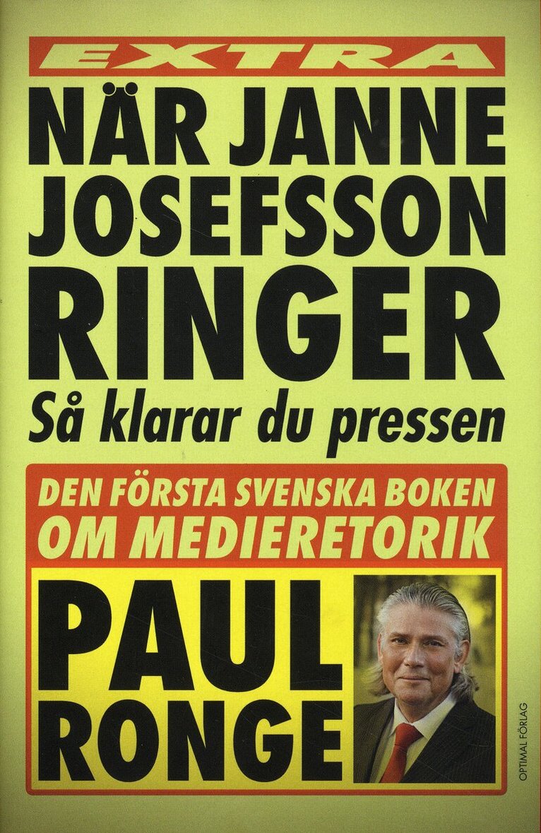 Paul Ronge - När Janne Josefsson ringer, Inbunden