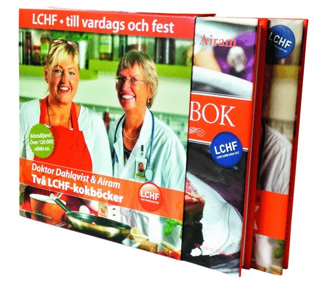 Annika Dahlqvist, Maria Höglund - Doktor Dahlqvist & Airam : två LCHF-kokböcker, Inbunden