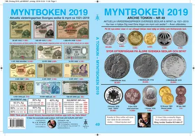 Archie Tonkin - Myntboken 2019 Nr 49, Häftad